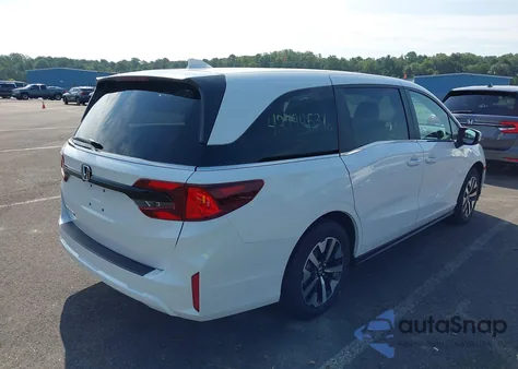 2025 Honda Odyssey Ex-L from USA, damaged, VIN 5FNRL6H61SB045303